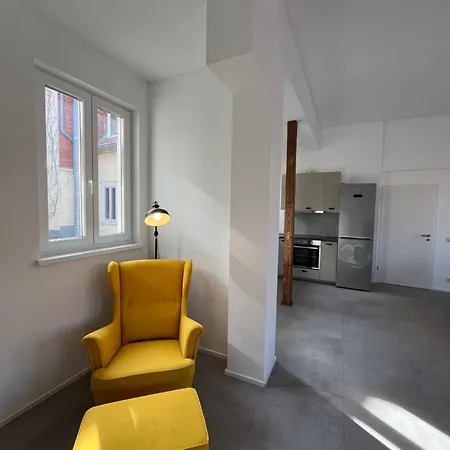 Zentrale Altstadtferienwohnung - Ruhig I Grosse Terrasse I Kostenfreier Parkplatz I Trockner I Xxl Bett Lägenhet Erfurt